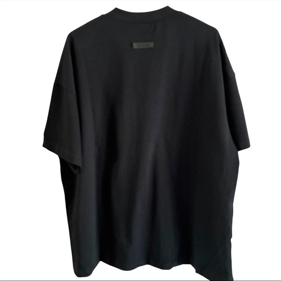 Essentials Fear Of God Heavy Short Sleeve Crew Neck Tee XL Black - Picture 3 of 10